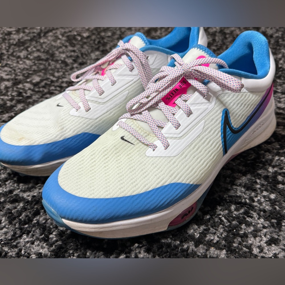 Nike Air Zoom Infinity Tour Next% Golf Shoes Mens 11 White USED